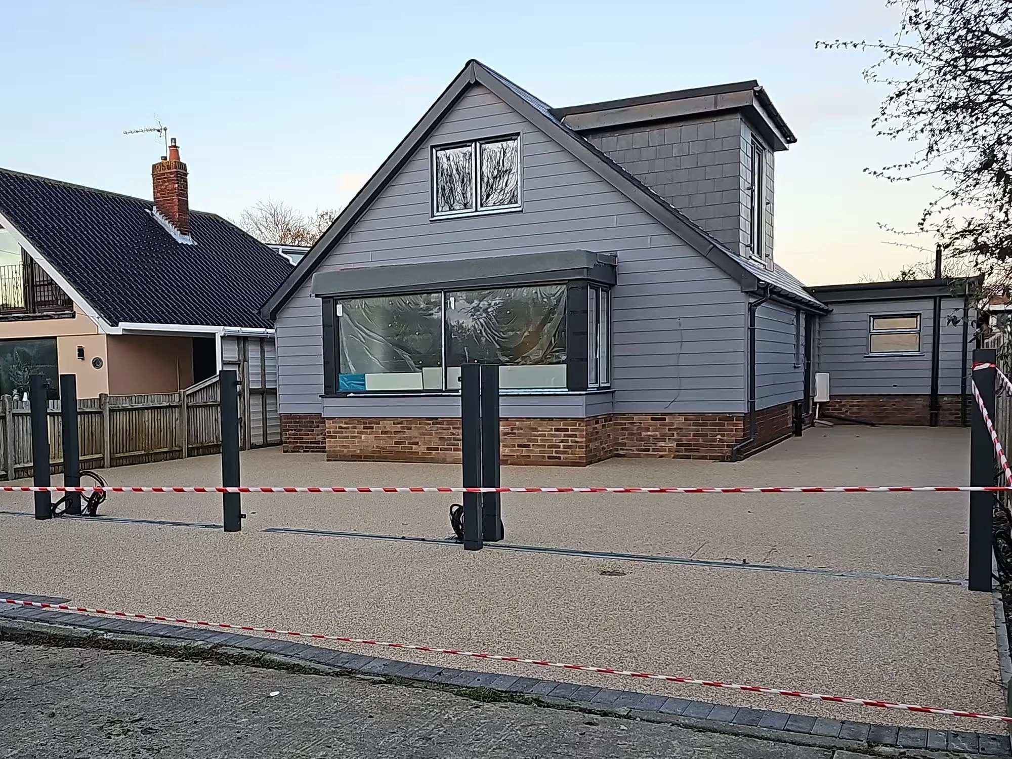 Beautiful resin driveway installation